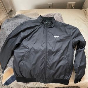 Peter Millar Black PXG Golf Windbreaker Jacket Size XL